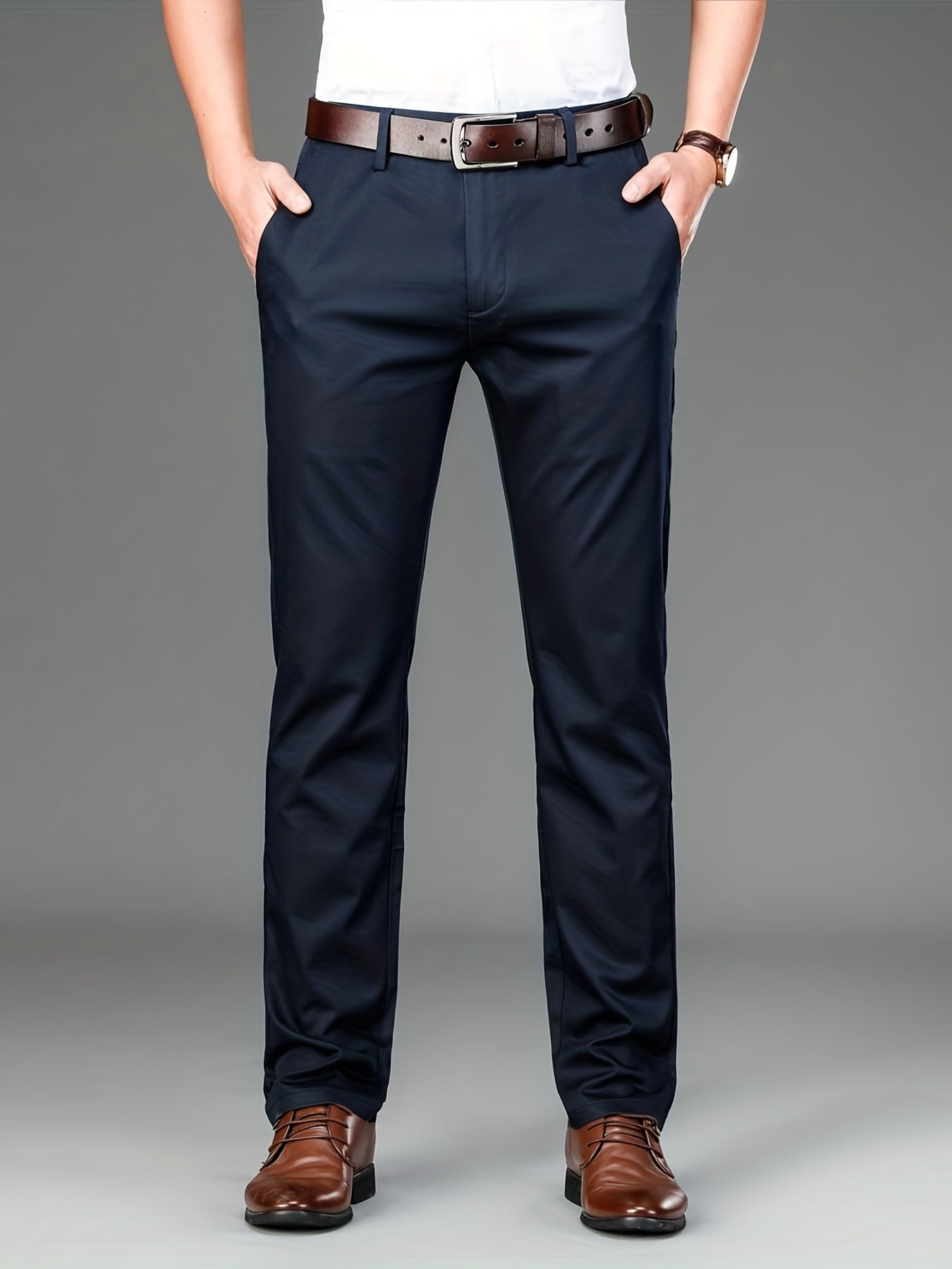 Victor | Klasyczne Męskie Spodnie Slim Fit