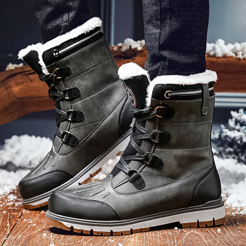 Alpine | Męskie Zimowe Buty z Ciepłą Wyściółką i Antypoślizgową Podeszwą