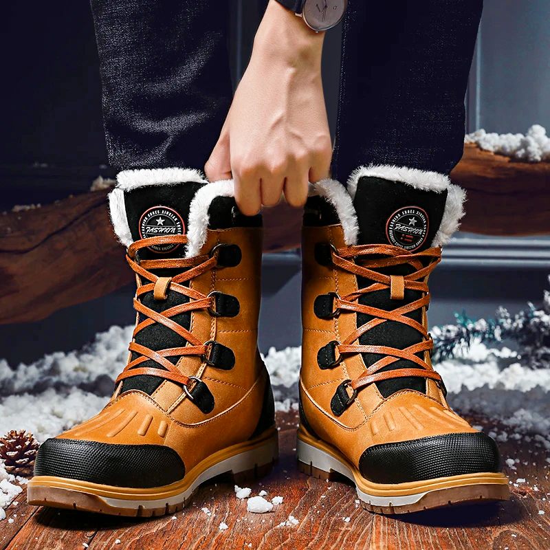 Alpine | Męskie Zimowe Buty z Ciepłą Wyściółką i Antypoślizgową Podeszwą