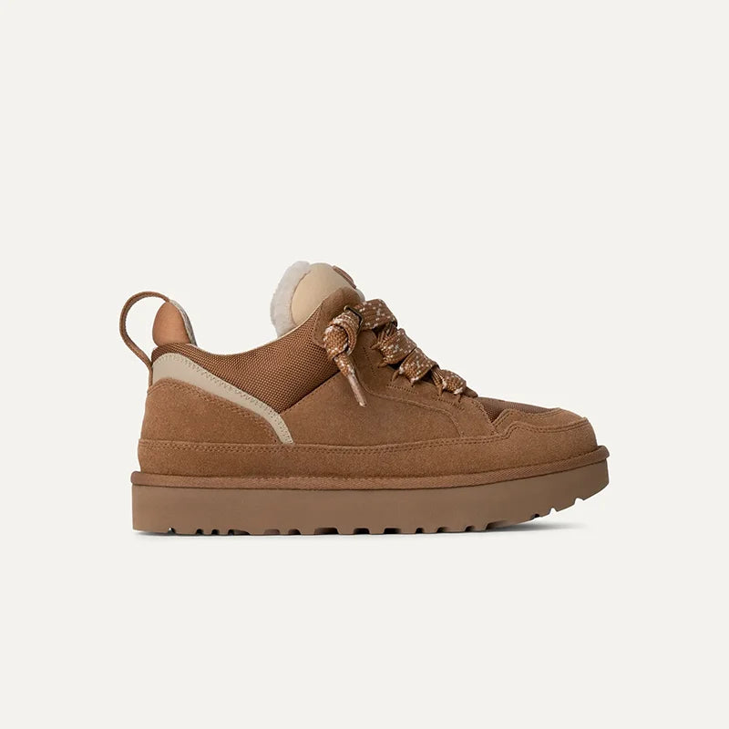 Arlena - Buty Damskie | Ocieplane Sneakers z Grubą Podeszwą