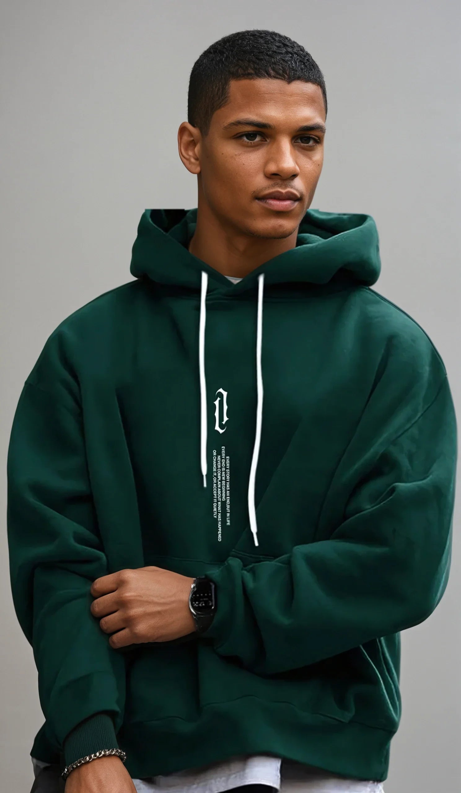 Ranor - Bluza Męska z Kapturem Oversize