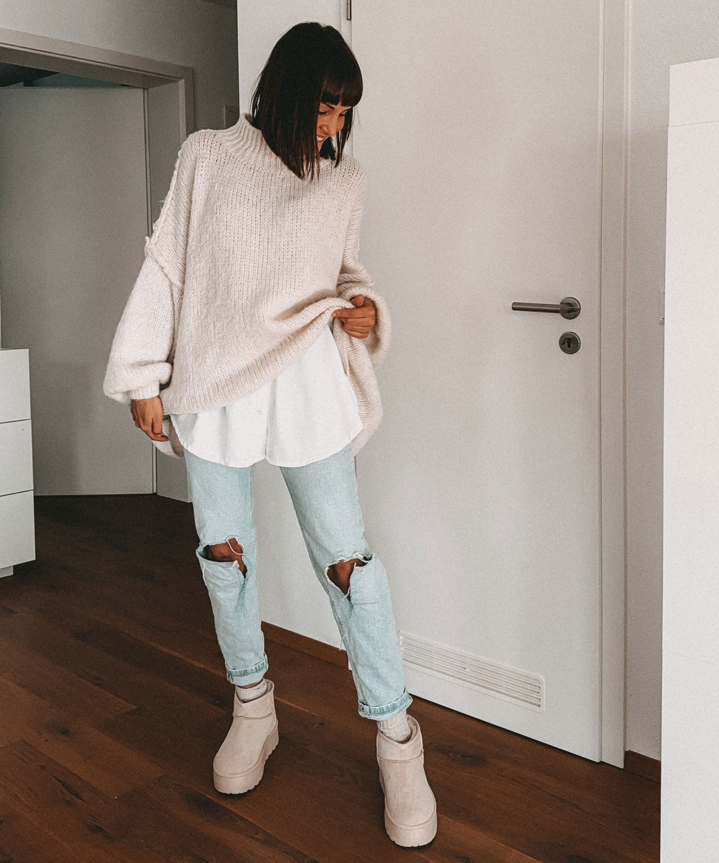 Lira – Sweter oversize damski | Luźny pulower