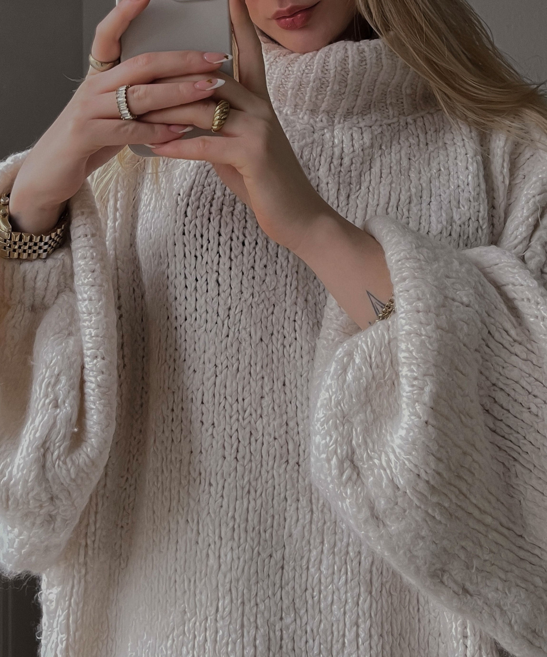 Lira – Sweter oversize damski | Luźny pulower