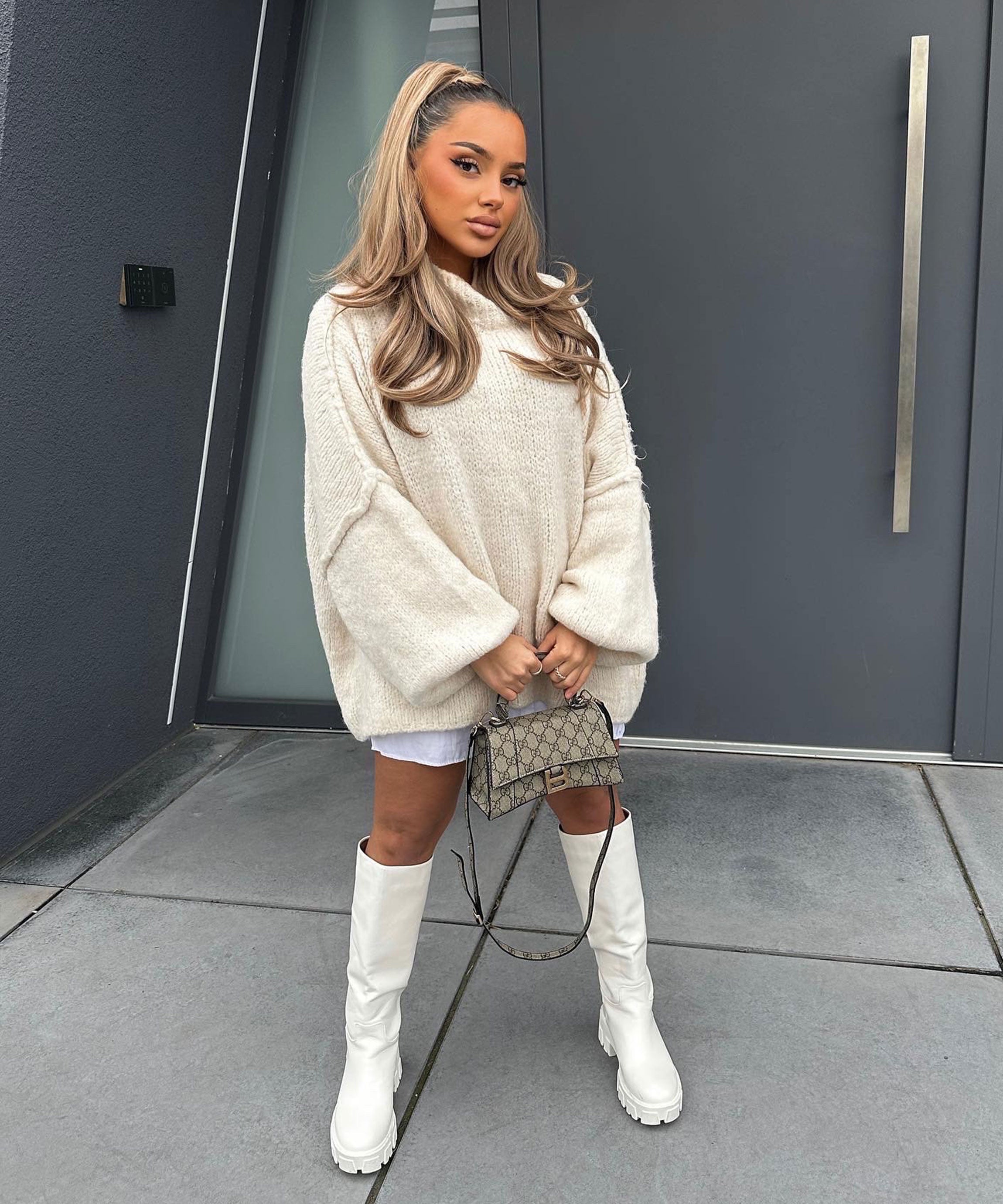 Lira – Sweter oversize damski | Luźny pulower