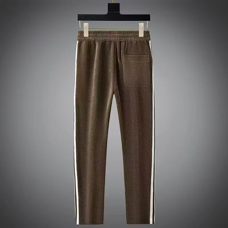 Dres Męski Sztruksowy | Komplet Streetwear z Lampasami