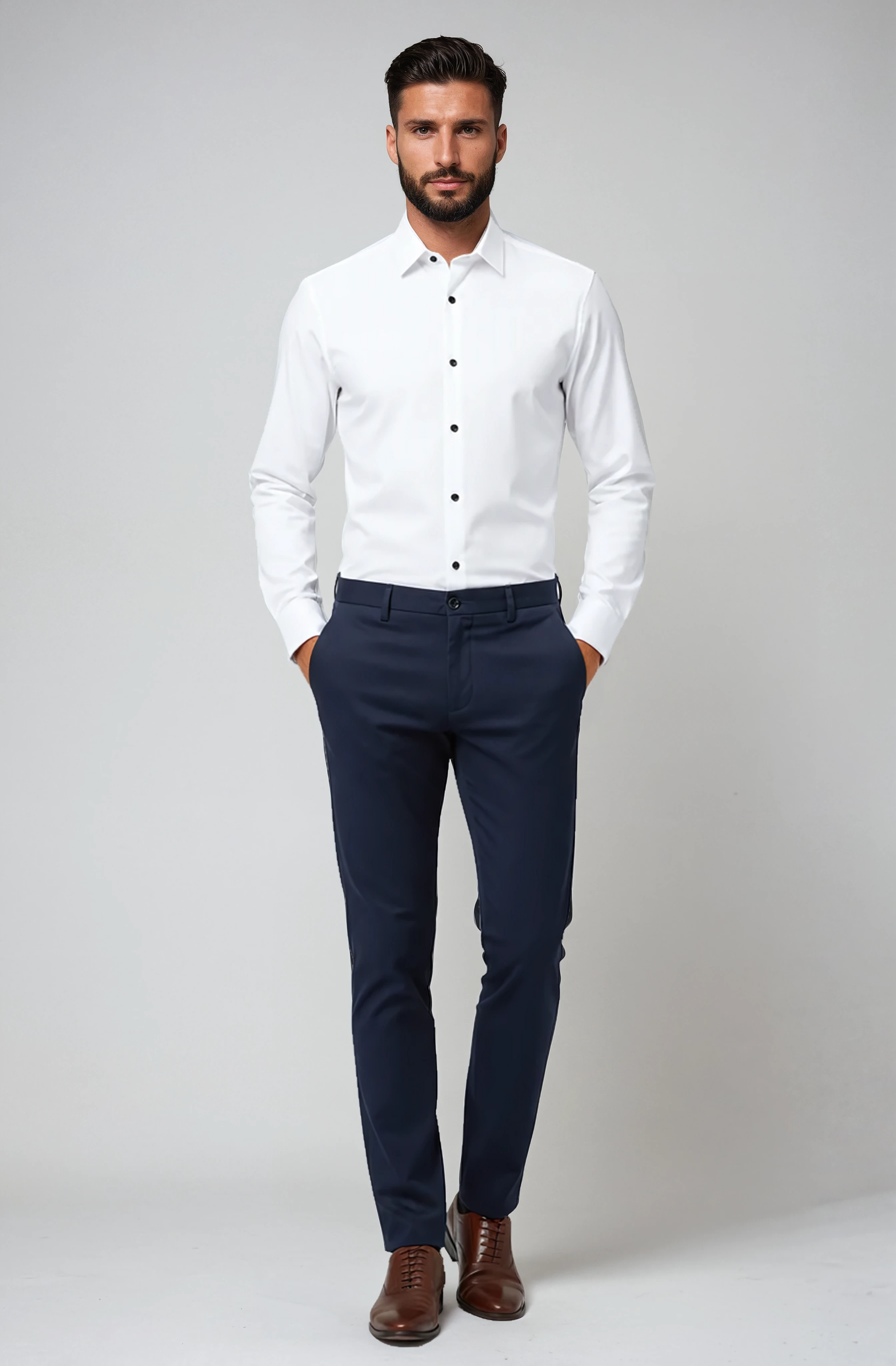 Stefan - Koszula Męska | Dopasowany Fason i Klasyczny Styl
