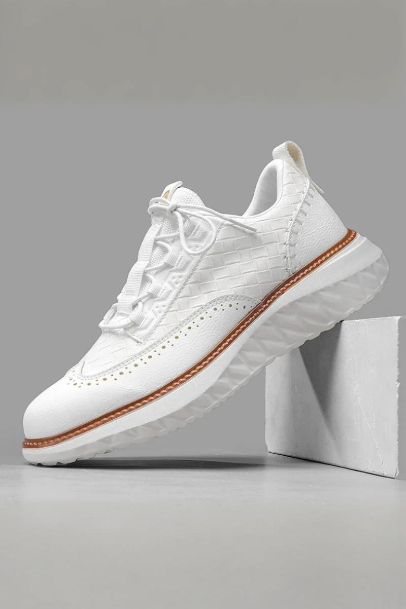 Buty Męskie | Amortyzowana Podeszwa i Pleciona Cholewka