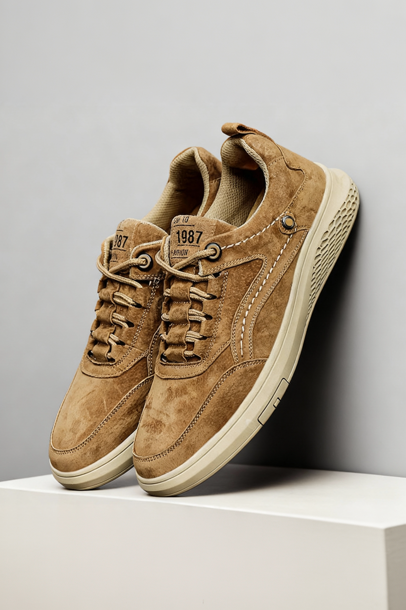 Klasyczny Buty Męskie | Casualowe Obuwie z Trwałą Podeszwą