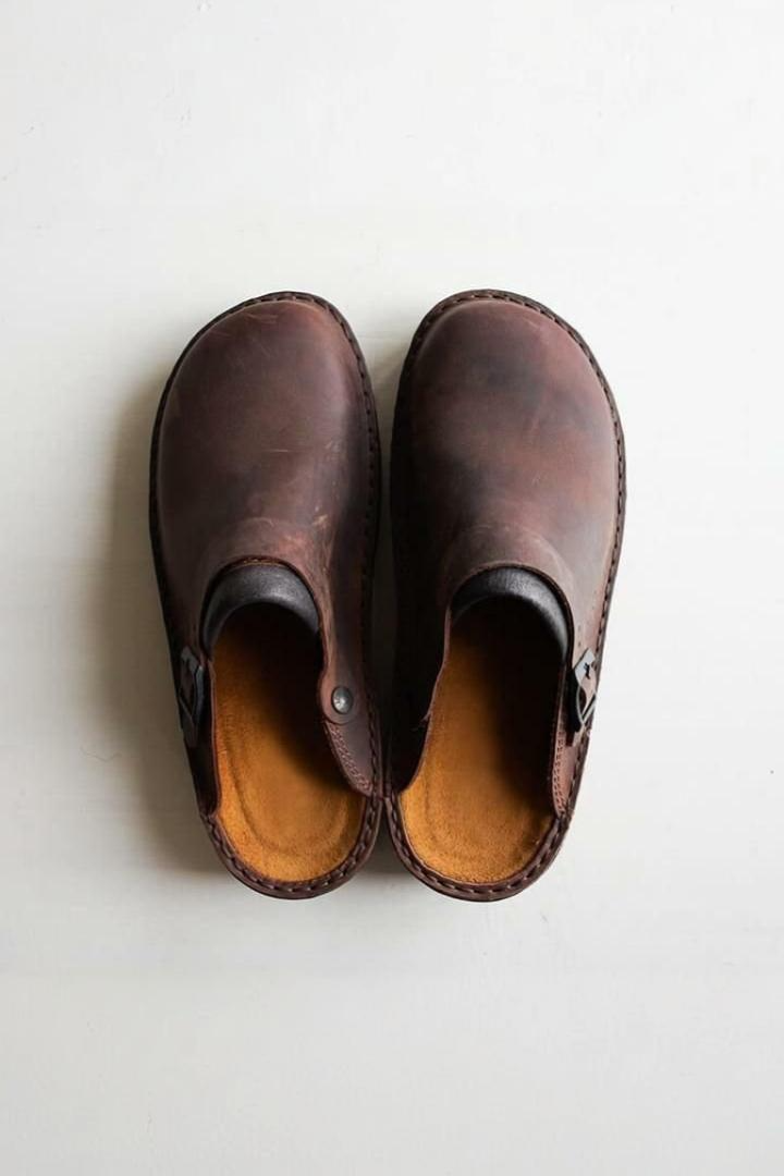 Klapki Męskie | Skórzane, Wygodne i Zabudowane Buty Domowe