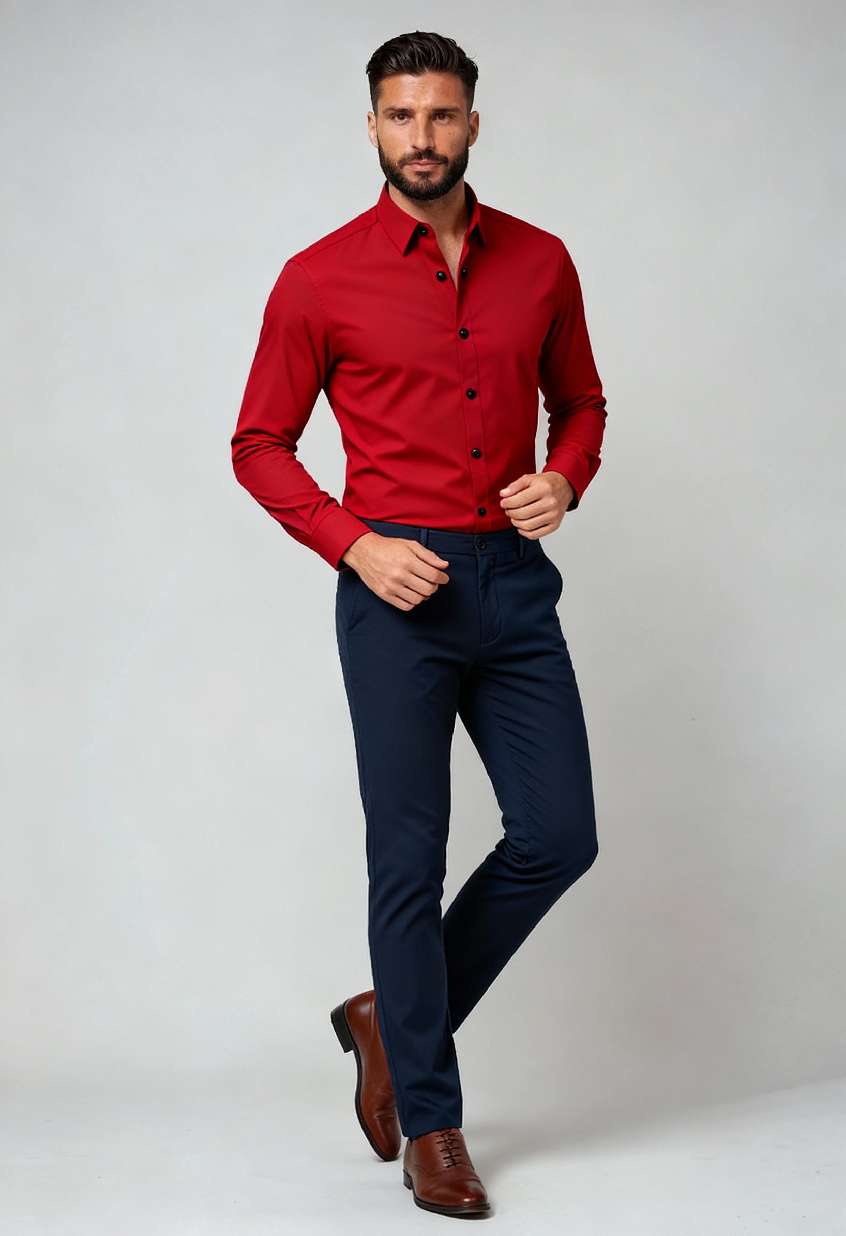 Stefan - Koszula Męska | Dopasowany Fason i Klasyczny Styl