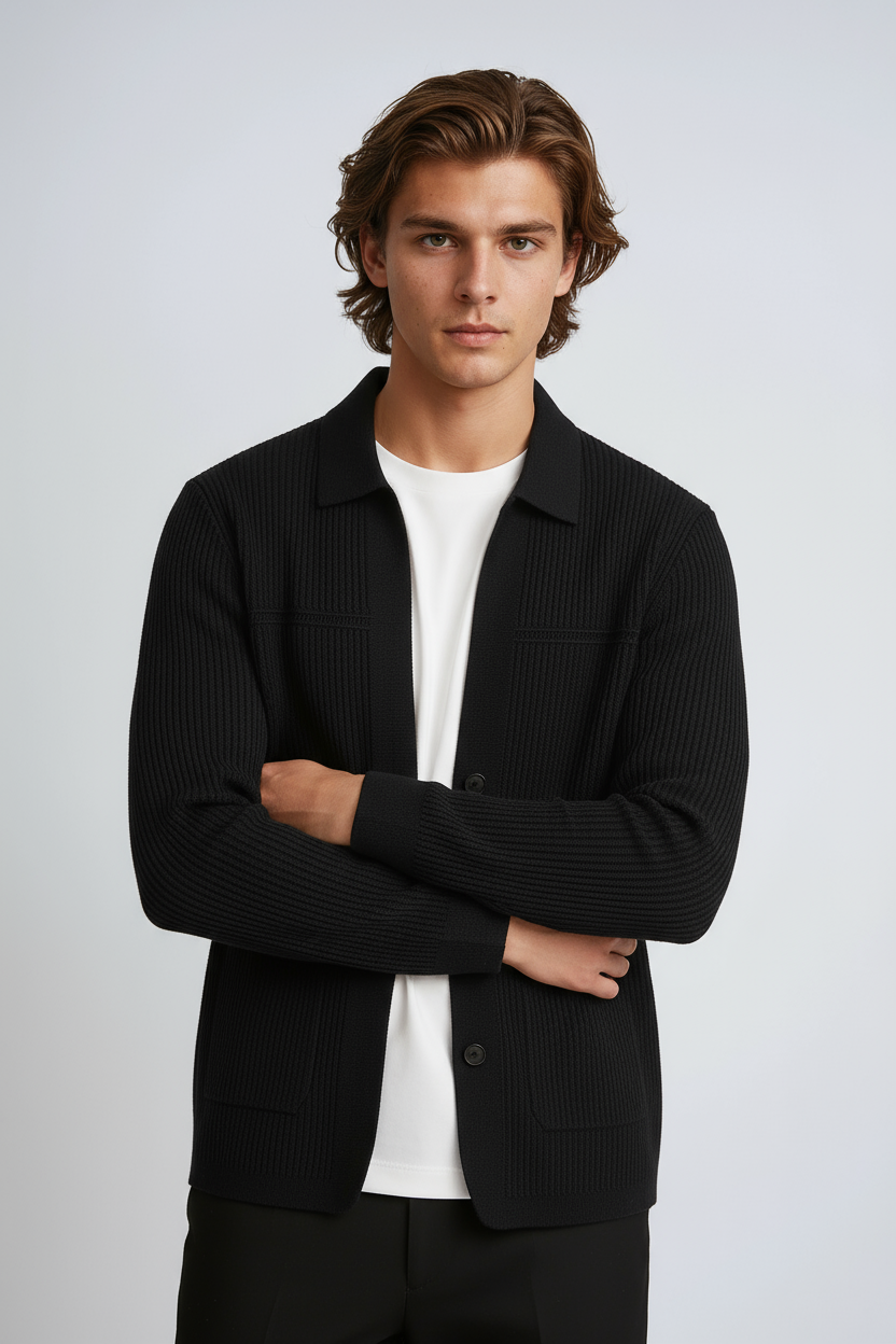 Dimitri - Kardigan Męski | Dzianinowy z Kieszeniami