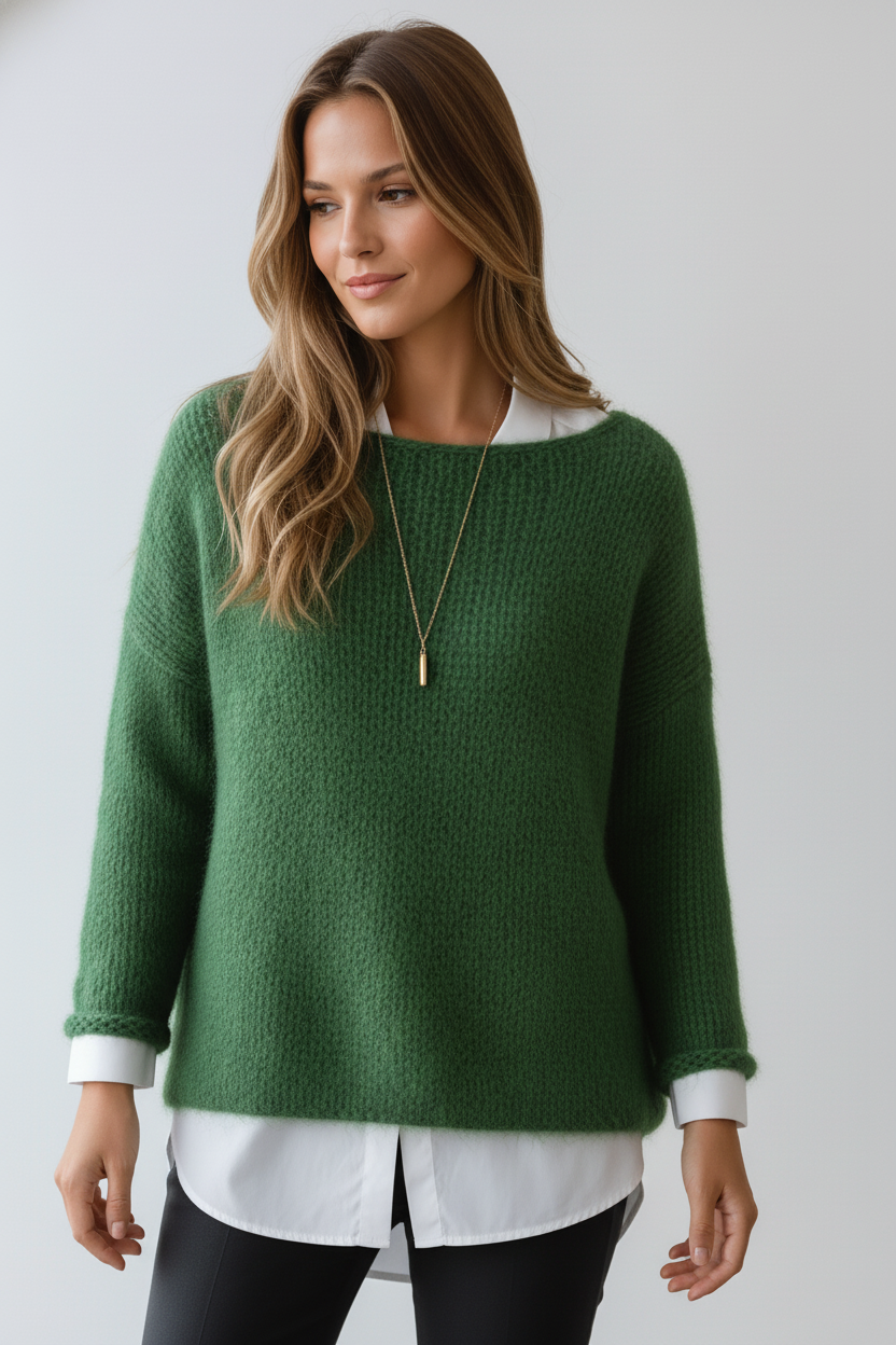 Eliska - Damski Sweter Zimowy | Oversize’owa Forma