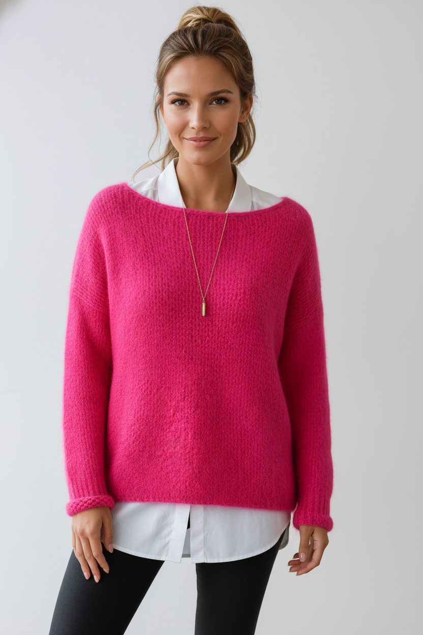 Eliska - Damski Sweter Zimowy | Oversize’owa Forma