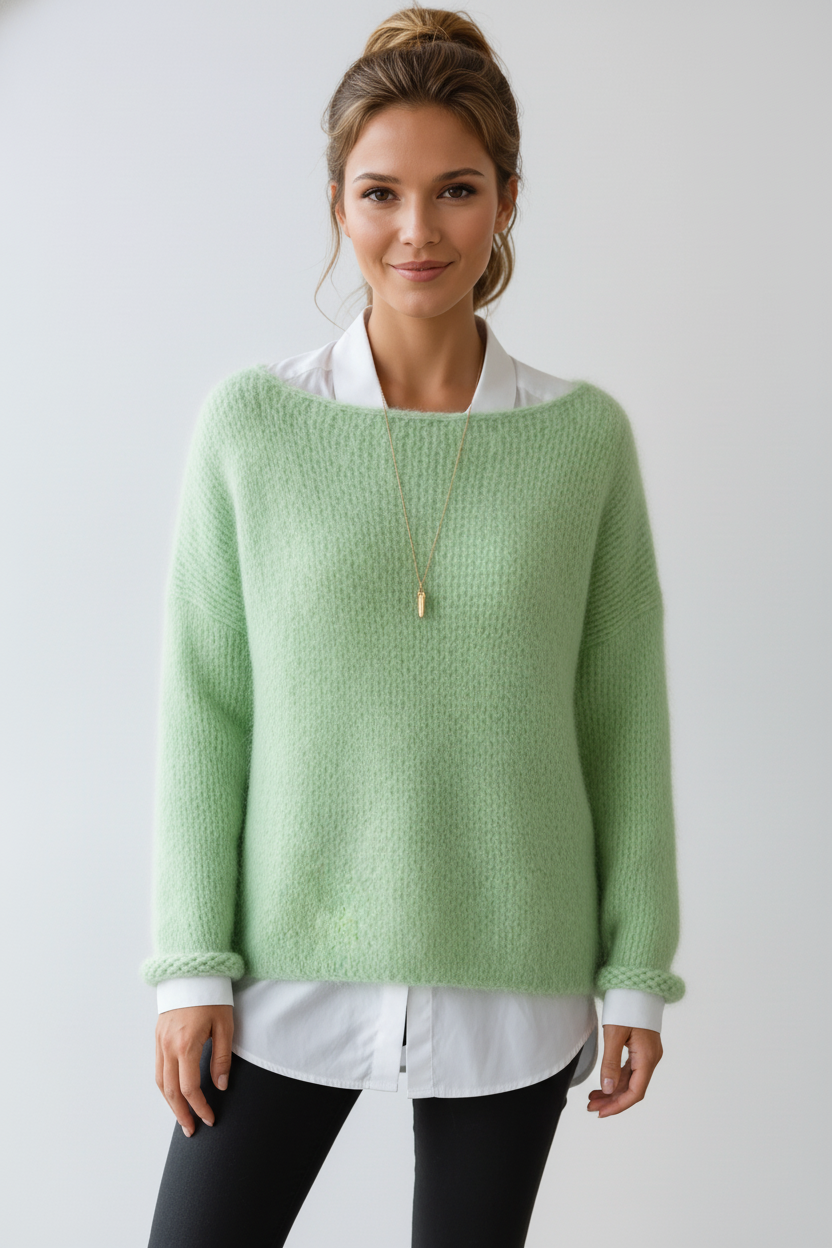 Eliska - Damski Sweter Zimowy | Oversize’owa Forma