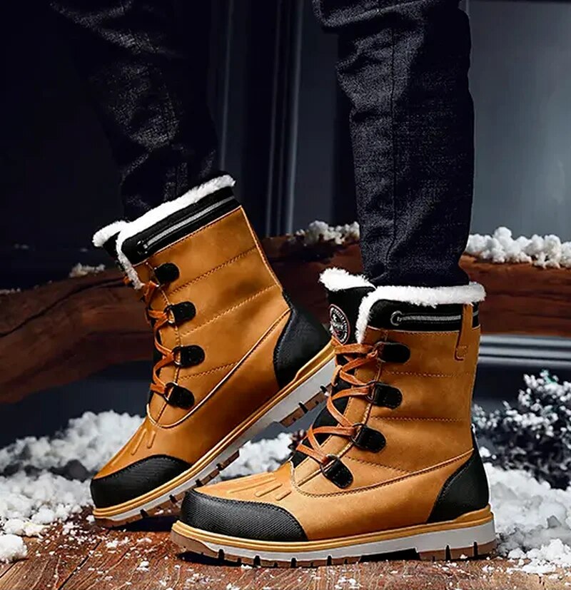 Alpine | Męskie Zimowe Buty z Ciepłą Wyściółką i Antypoślizgową Podeszwą