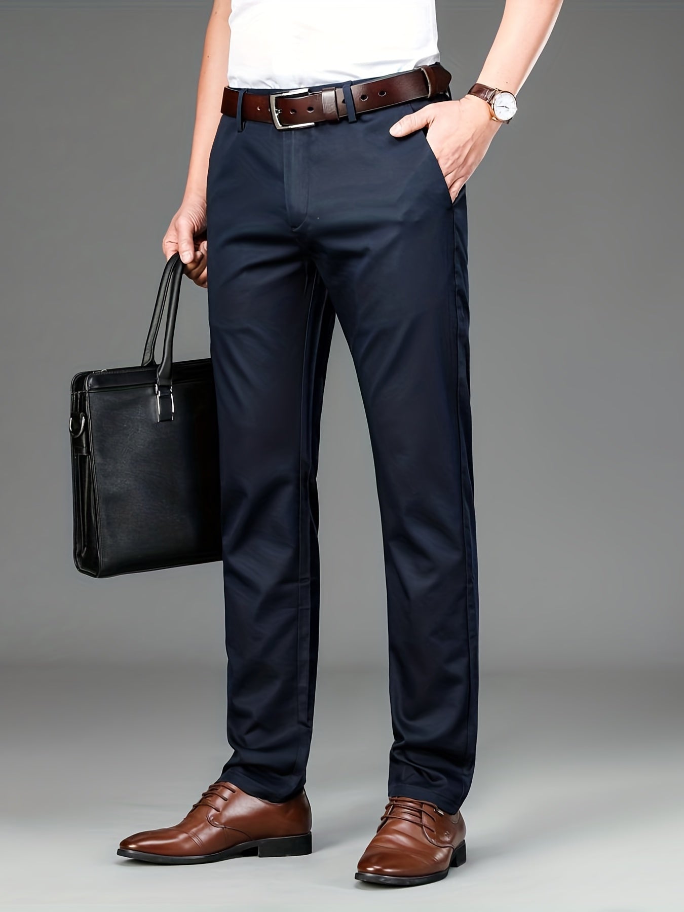 Victor | Klasyczne Męskie Spodnie Slim Fit