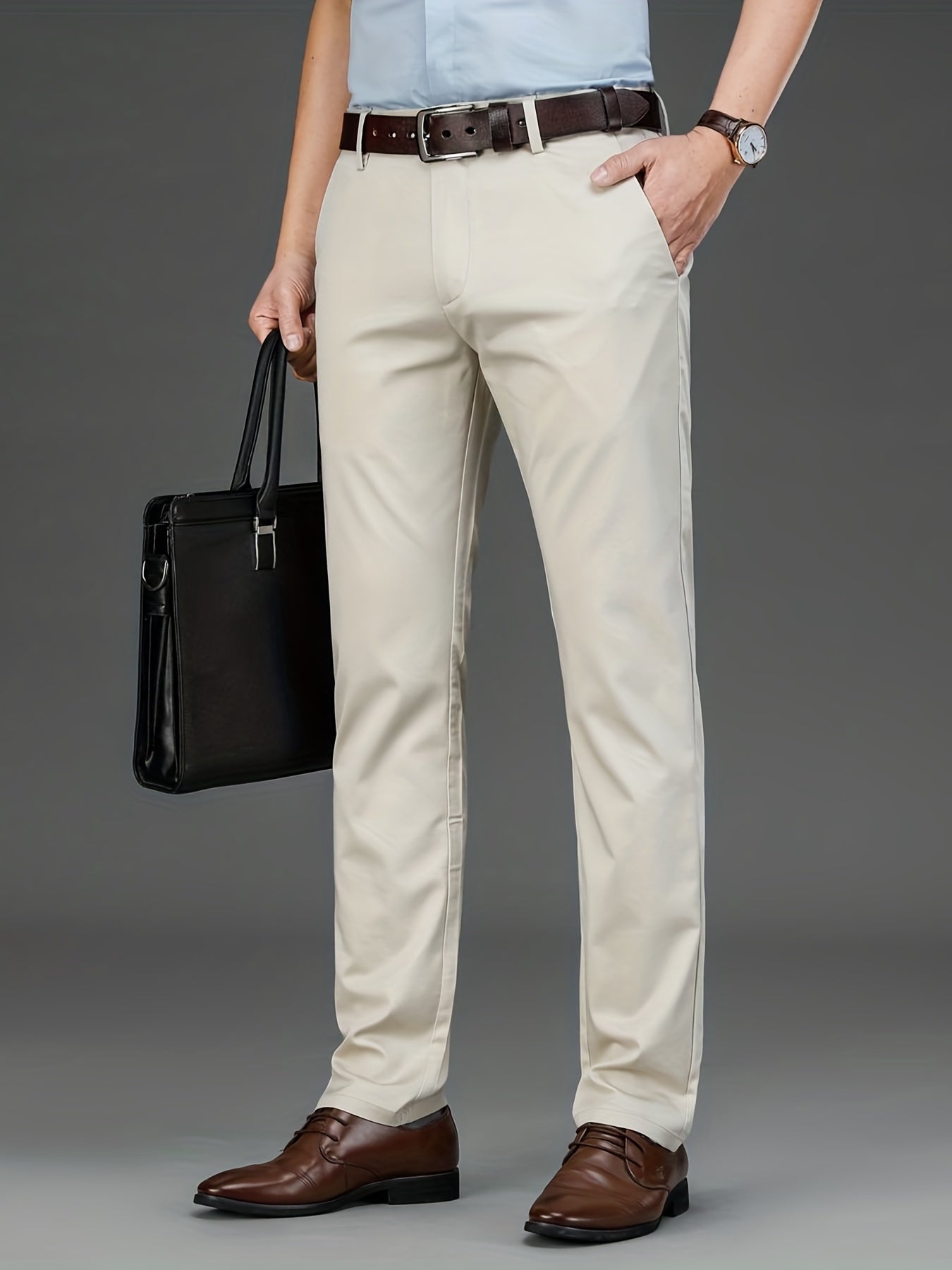 Victor | Klasyczne Męskie Spodnie Slim Fit