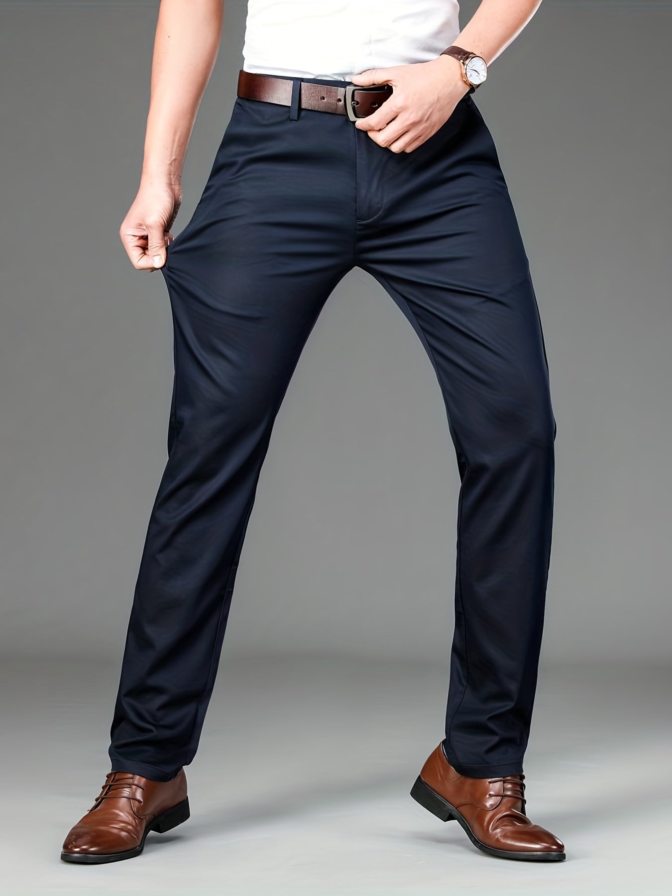 Victor | Klasyczne Męskie Spodnie Slim Fit