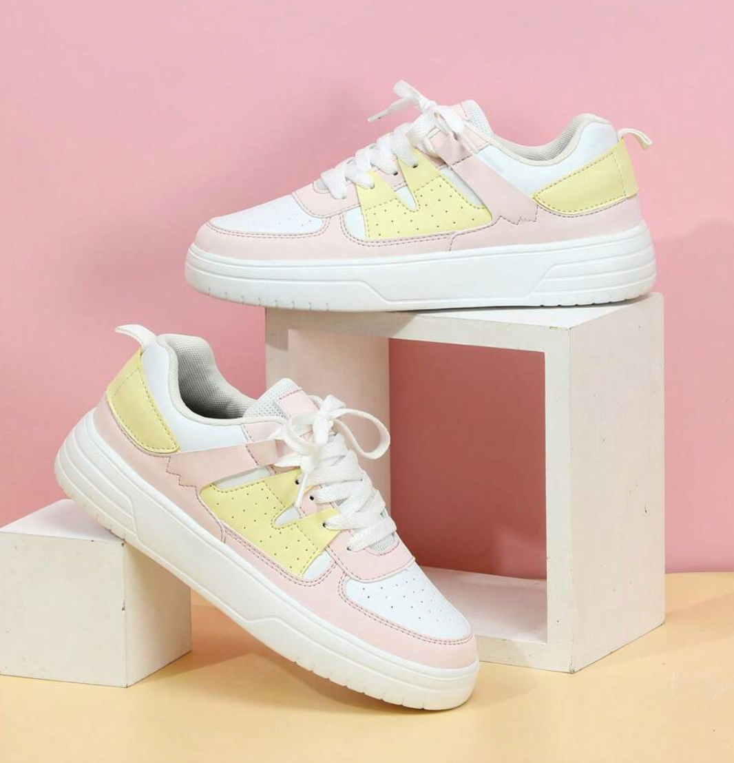 Eva - Sneakersy Damskie | Pastelowy Design i Nowoczesny Styl