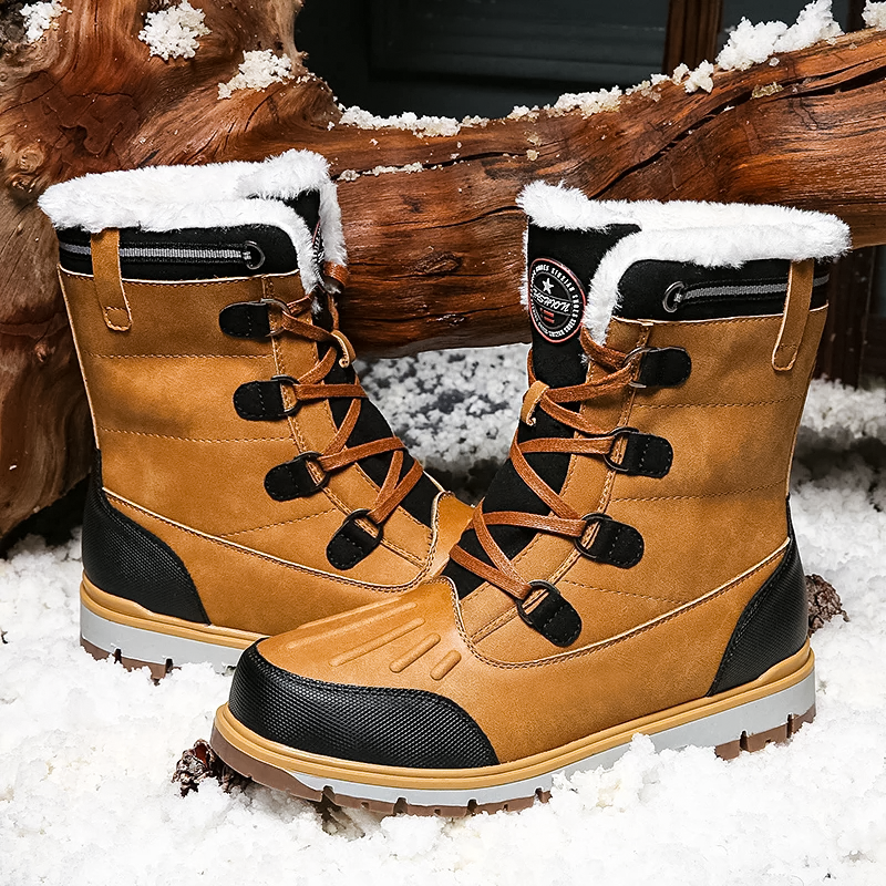 Alpine | Męskie Zimowe Buty z Ciepłą Wyściółką i Antypoślizgową Podeszwą