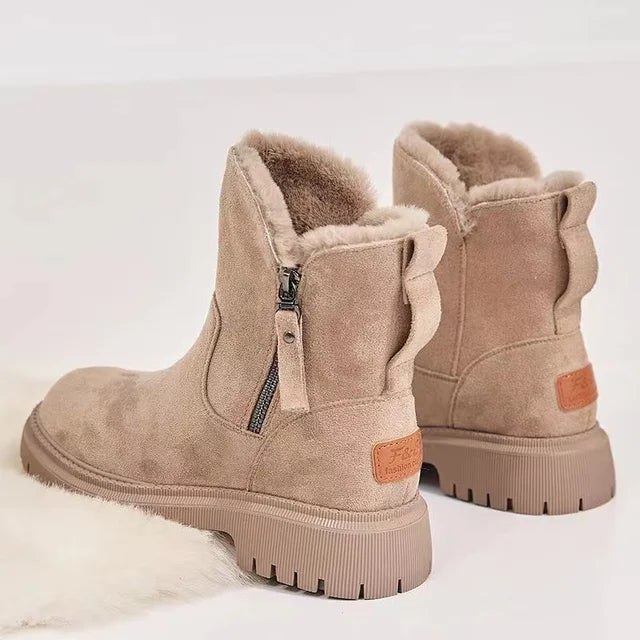 Frosty Kozaki damskie | Zimowe buty z ciepłą podszewką