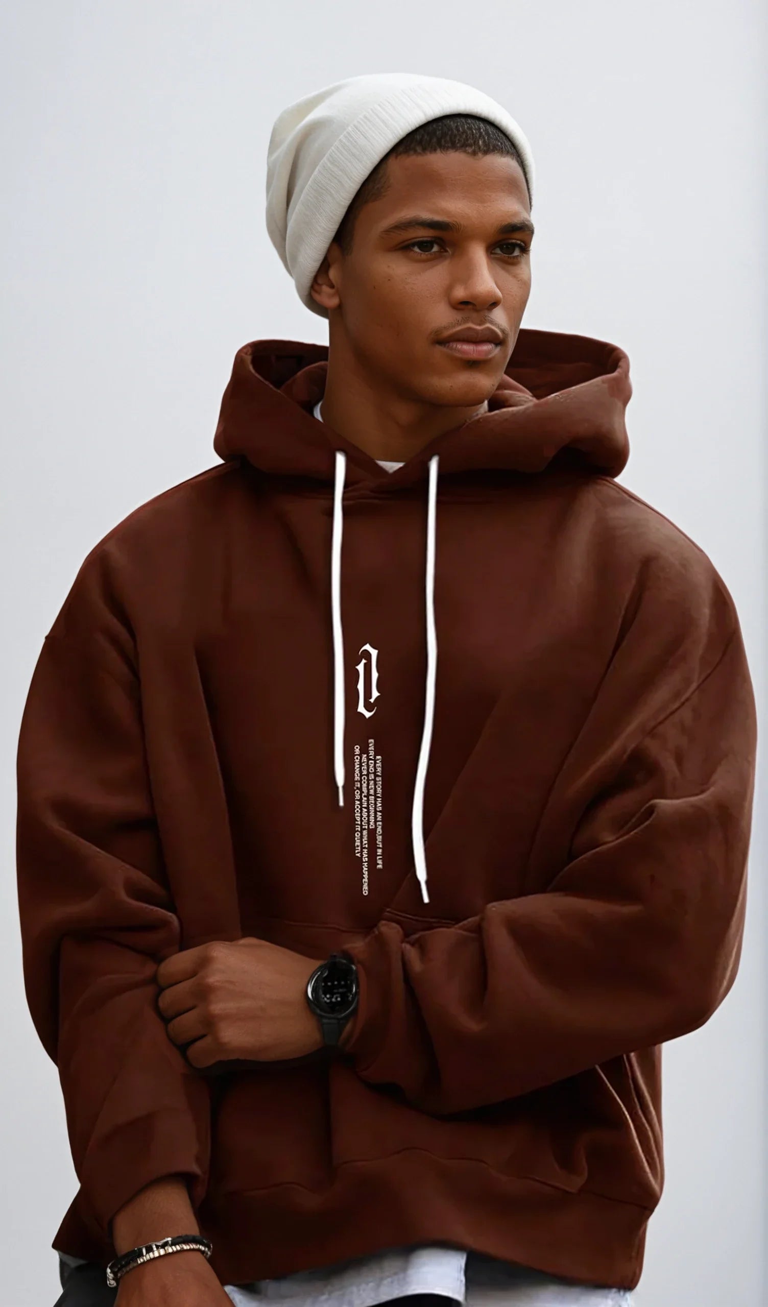 Ranor - Bluza Męska z Kapturem Oversize