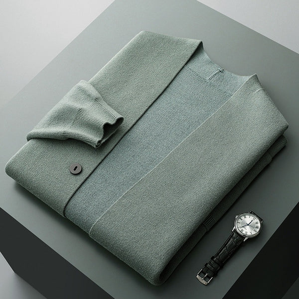 Thomas - Męski Kardigan | Paskami na Rękawach i Klasyczny Krój