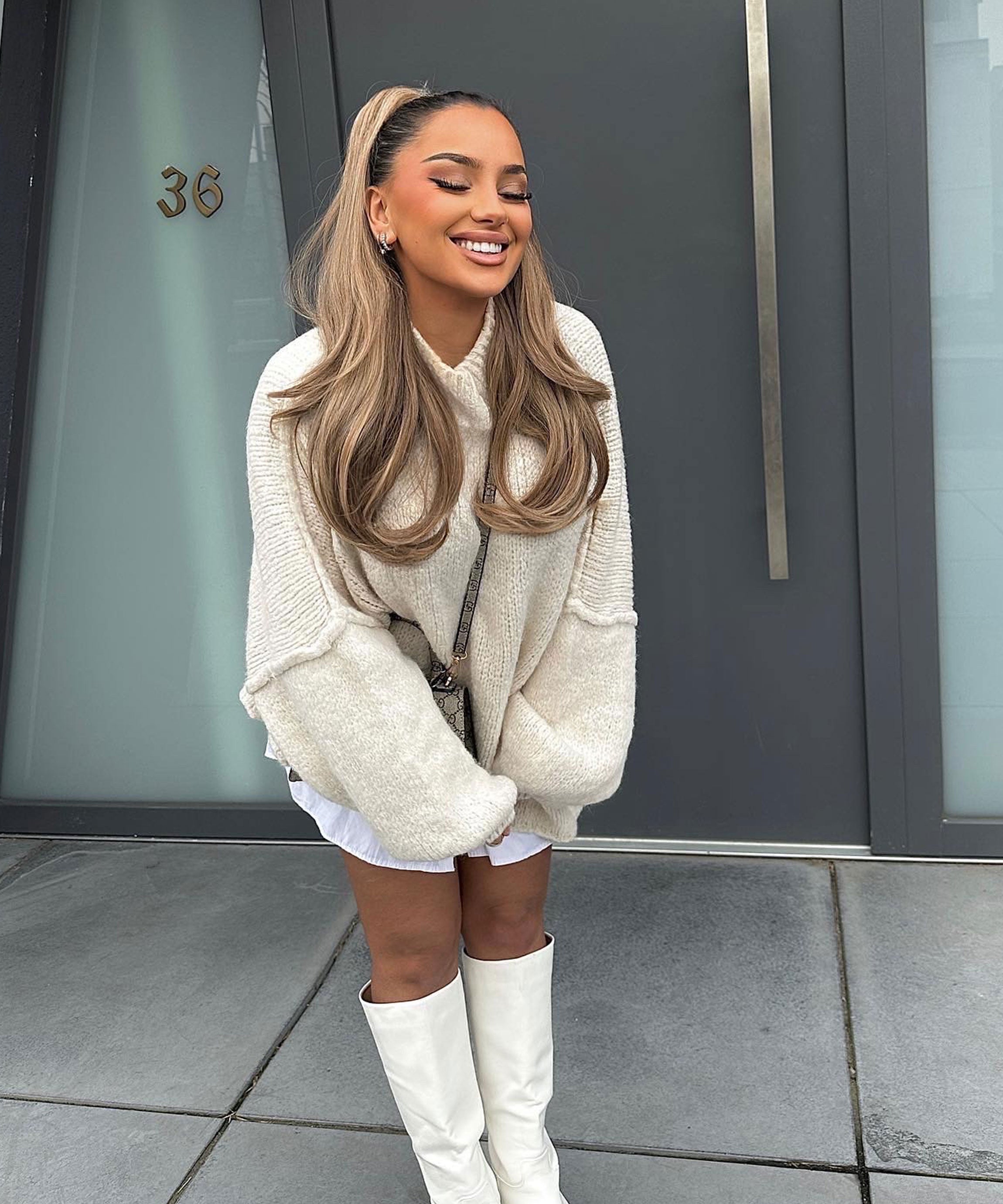 Lira – Sweter oversize damski | Luźny pulower