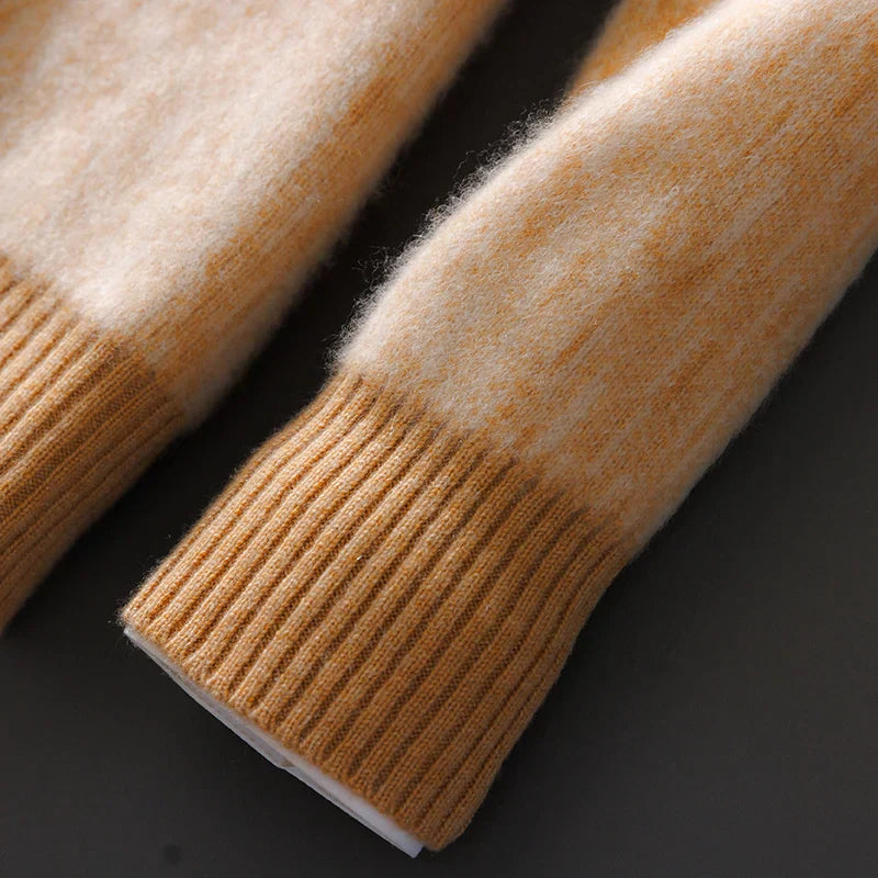 Ravel - Sweter Męski z Okrągłym Dekoltem