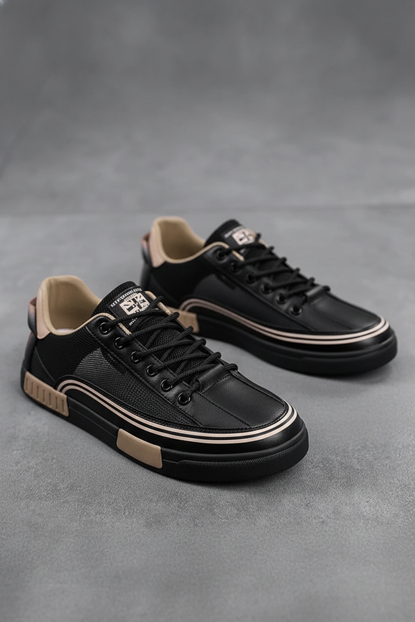 Buty Męskie Sportowe | Lekkie i z Kontrastowymi Elementami