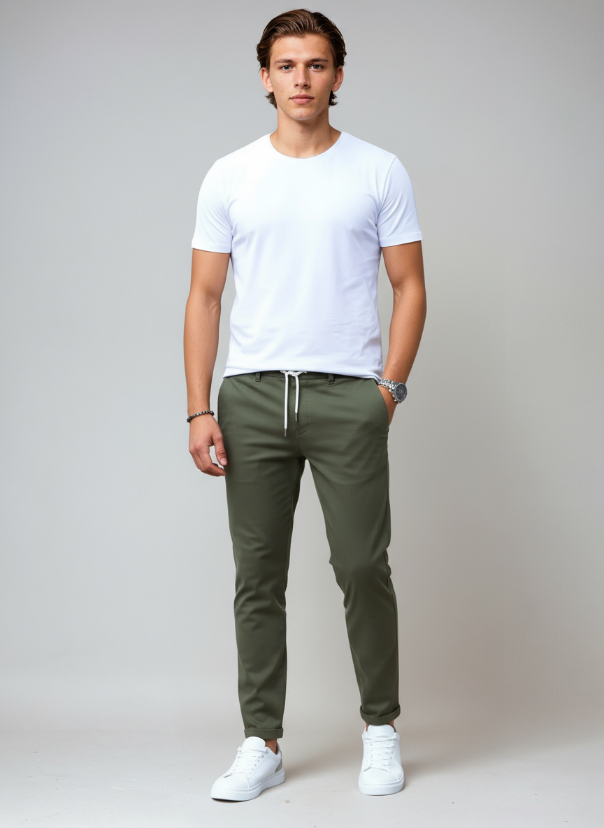 Igor Spodnie chino męskie | Slim fit