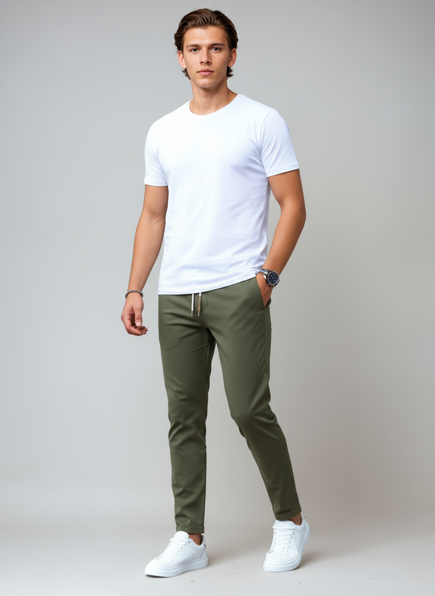 Igor Spodnie chino męskie | Slim fit