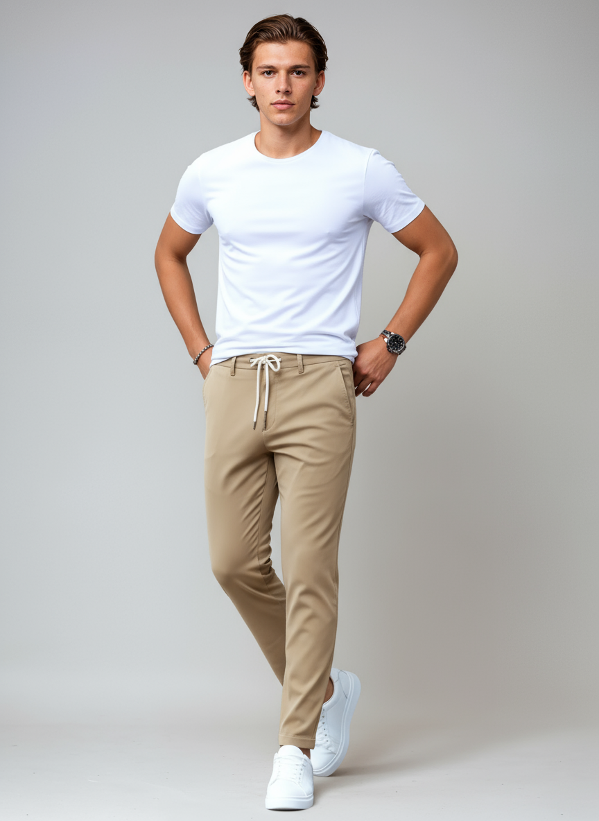 Igor Spodnie chino męskie | Slim fit