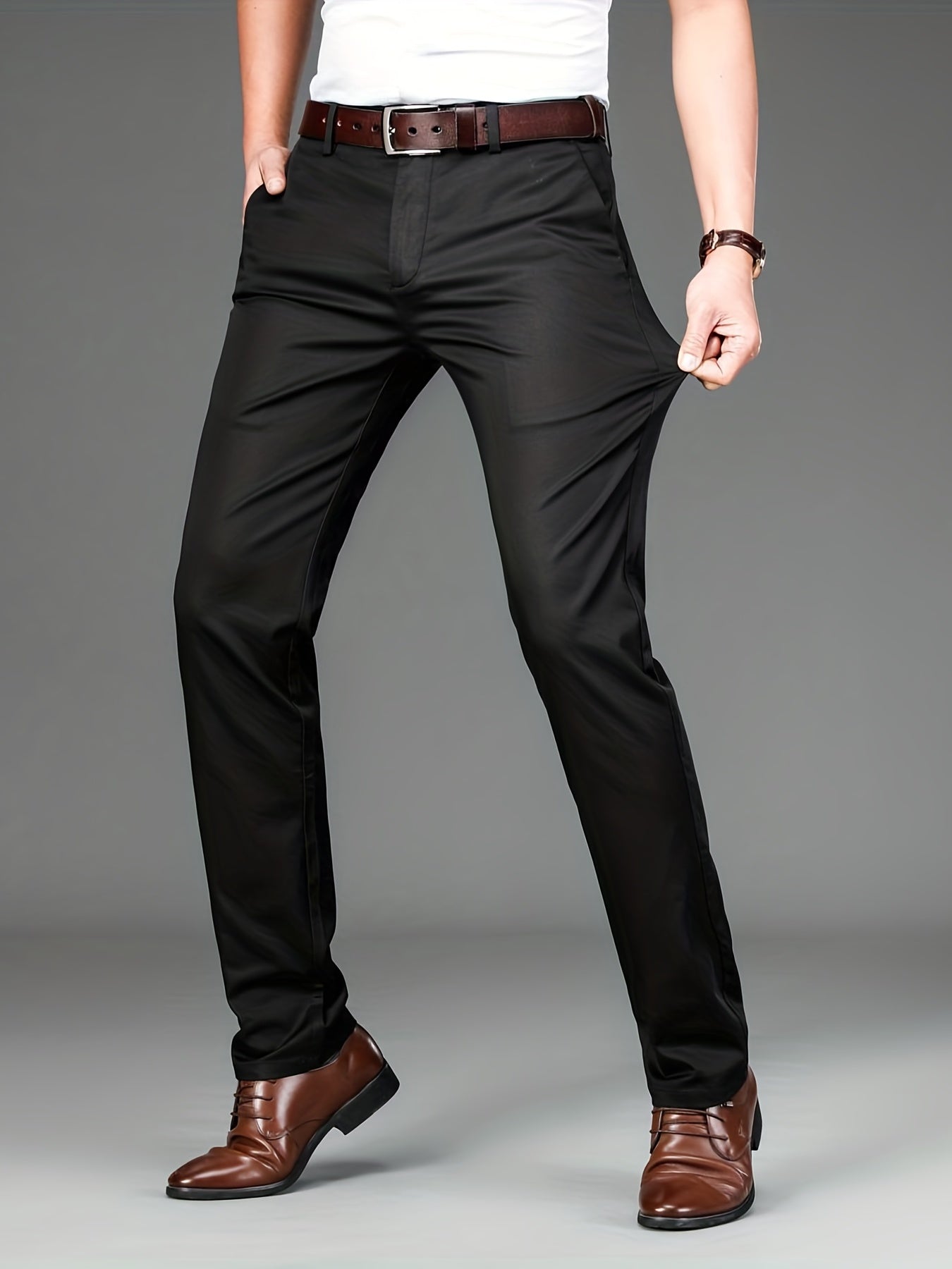 Victor | Klasyczne Męskie Spodnie Slim Fit