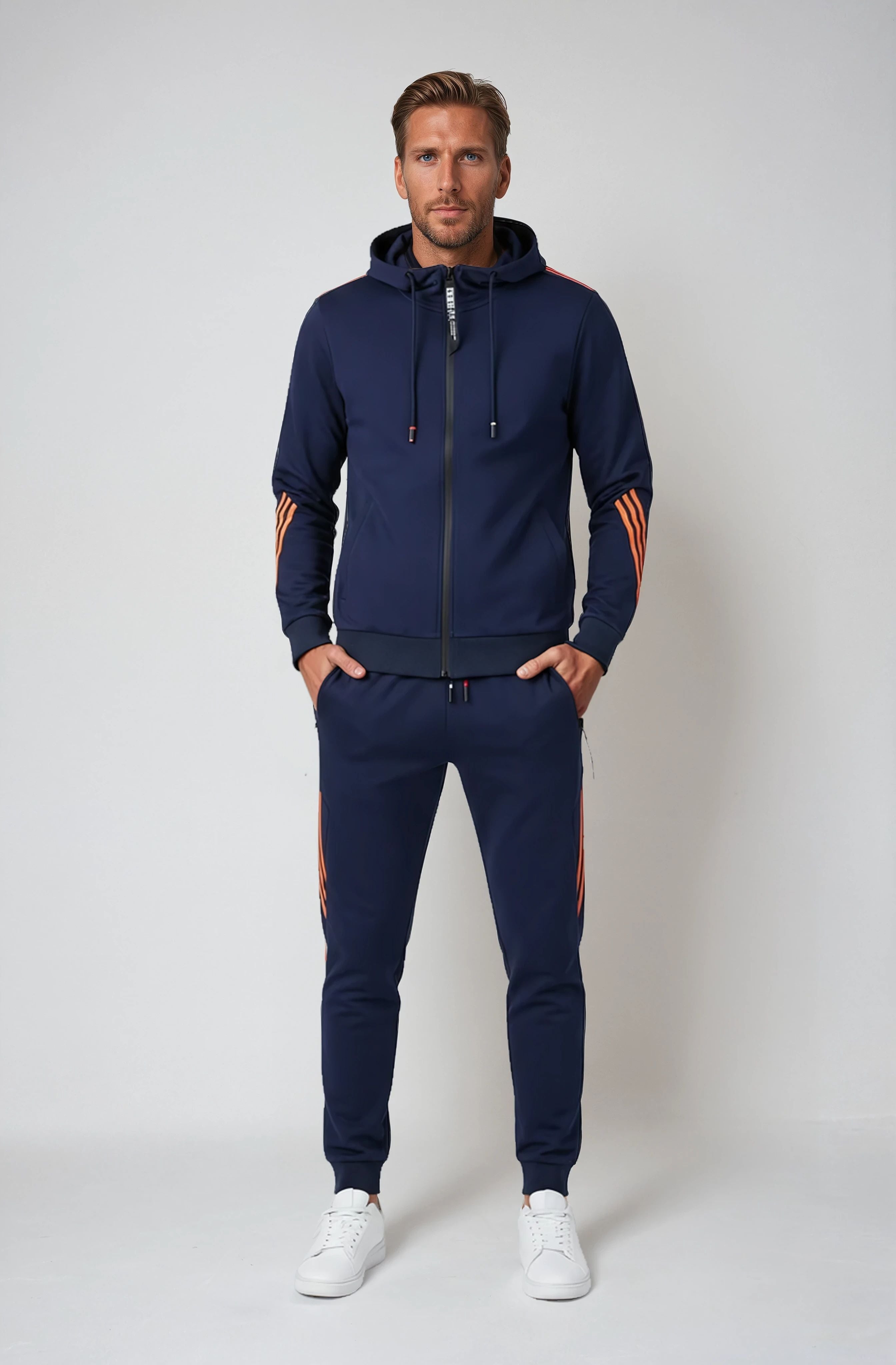 Dres Męski Sportowy | Wygodny Komplet na Trening