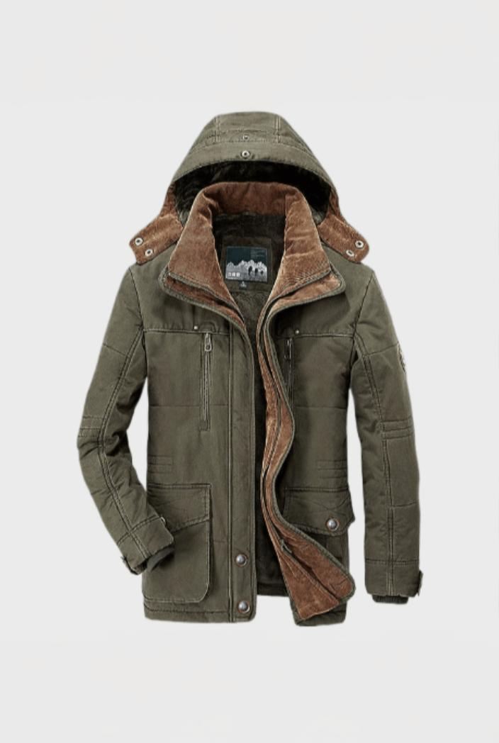 Norvik Kurtka zimowa męska | Pikowana z kapturem