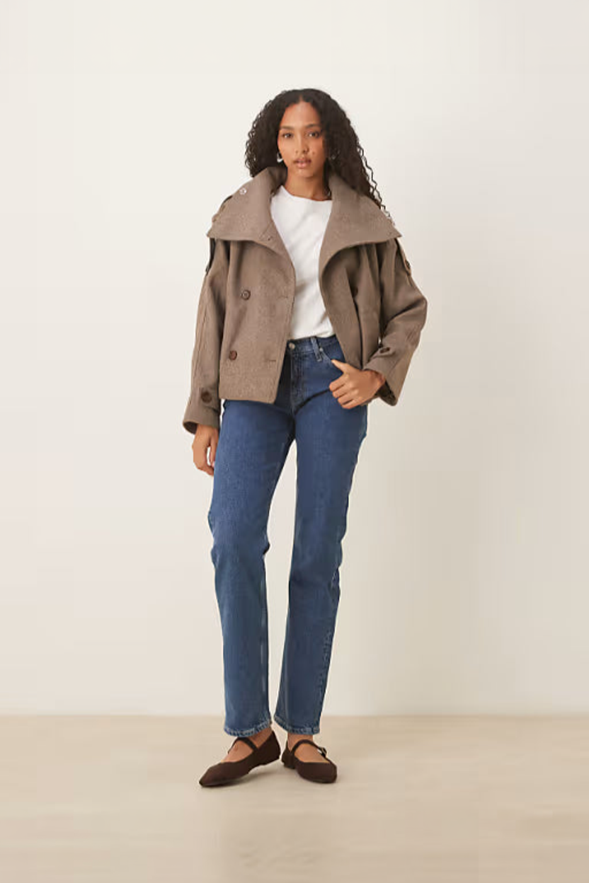 Ciepła Kurtka Damska | Wysoki Kołnierz i Funkcjonalne Detale