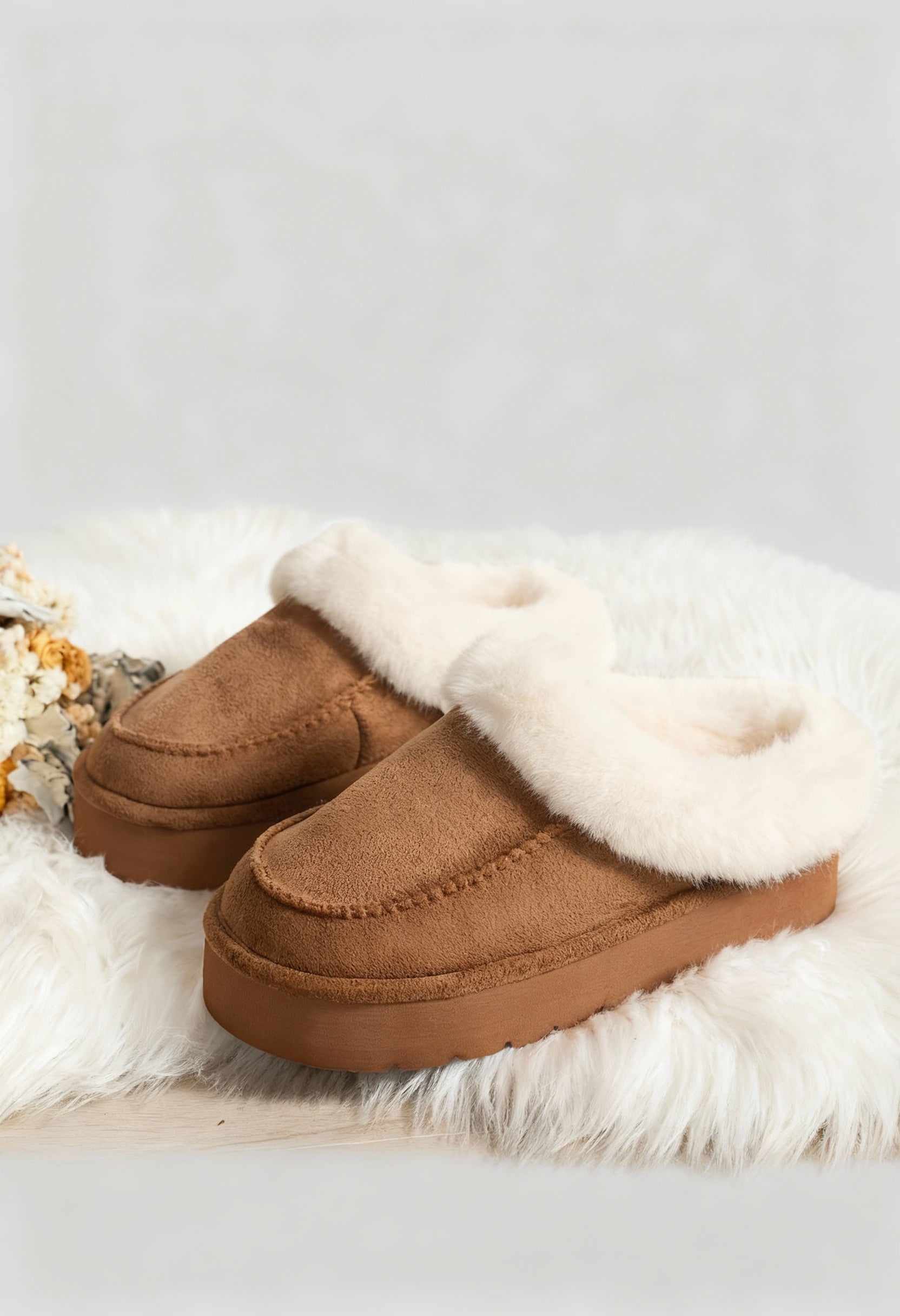 Soraya - Buty Zimowe Damskie | Miękkie Ocieplenie i Podwyższona Podeszwa