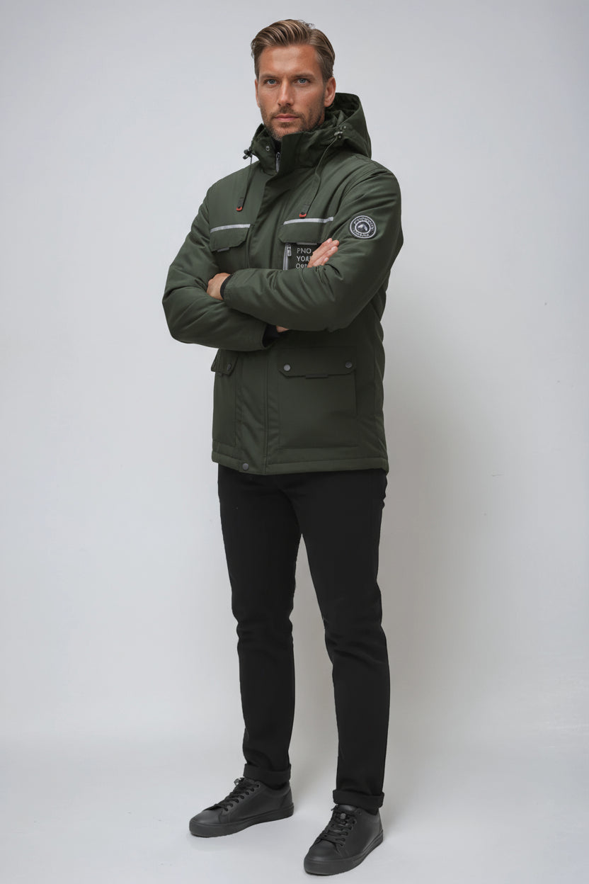 Kurtka Męska Outdoor | Ochrona przed Wiatrem i Deszczem