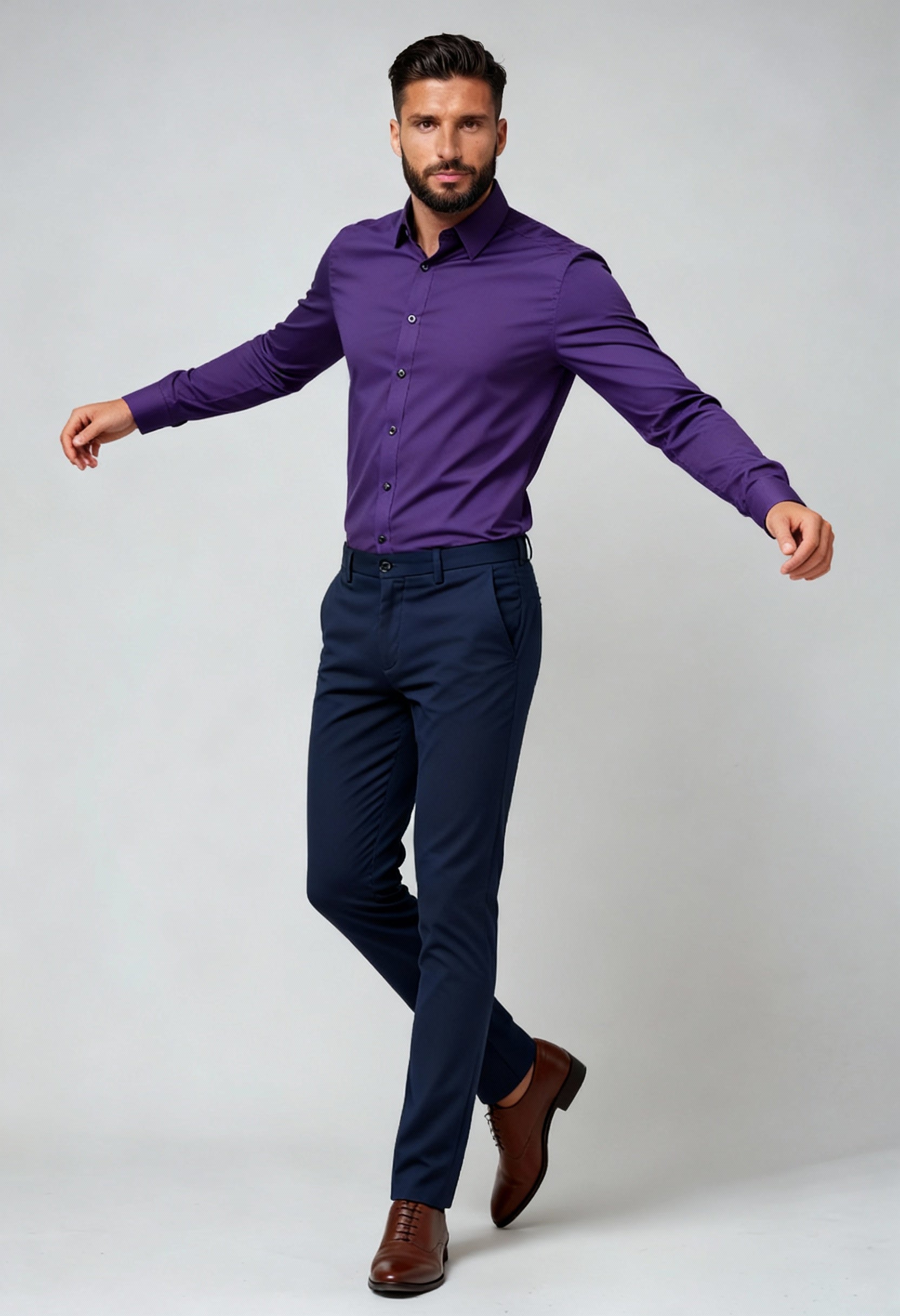 Stefan - Koszula Męska | Dopasowany Fason i Klasyczny Styl