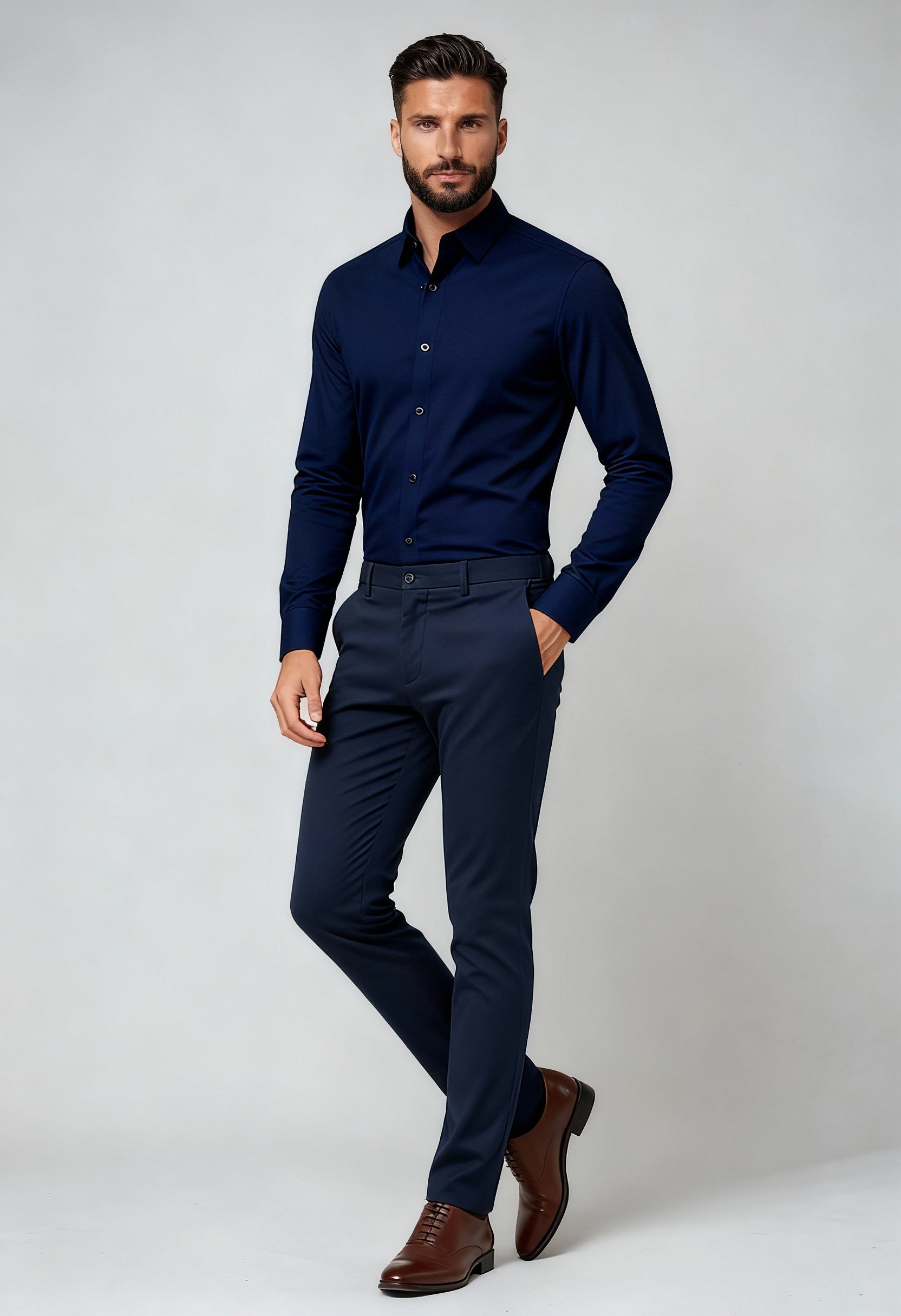 Stefan - Koszula Męska | Dopasowany Fason i Klasyczny Styl