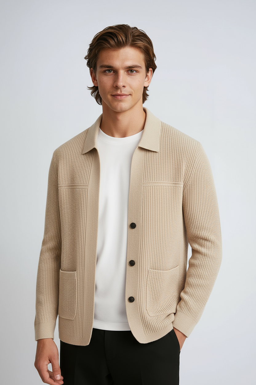 Dimitri - Kardigan Męski | Dzianinowy z Kieszeniami