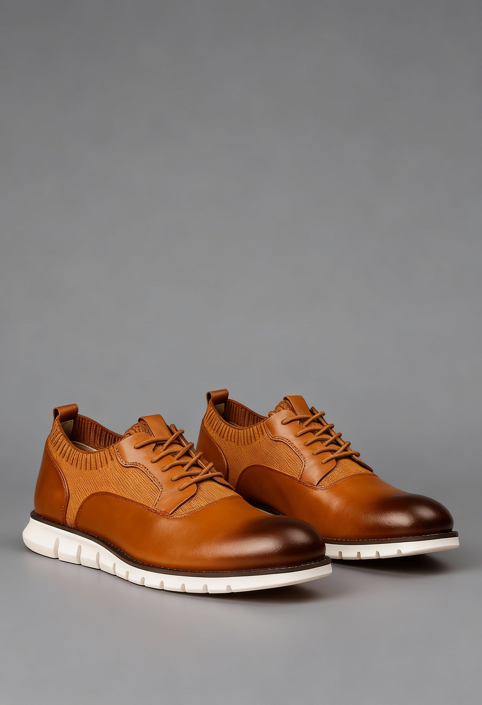 Pieter - Buty Męskie na Co Dzień | Połączenie Skóry i Tkaniny