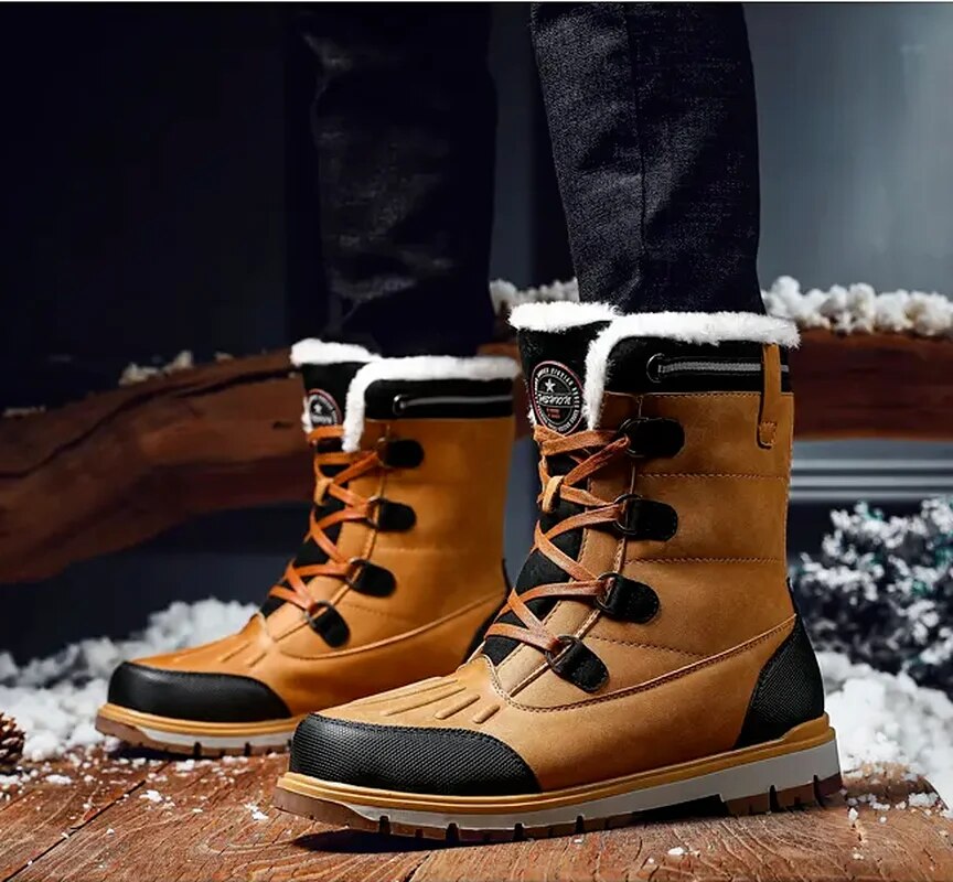 Alpine | Męskie Zimowe Buty z Ciepłą Wyściółką i Antypoślizgową Podeszwą
